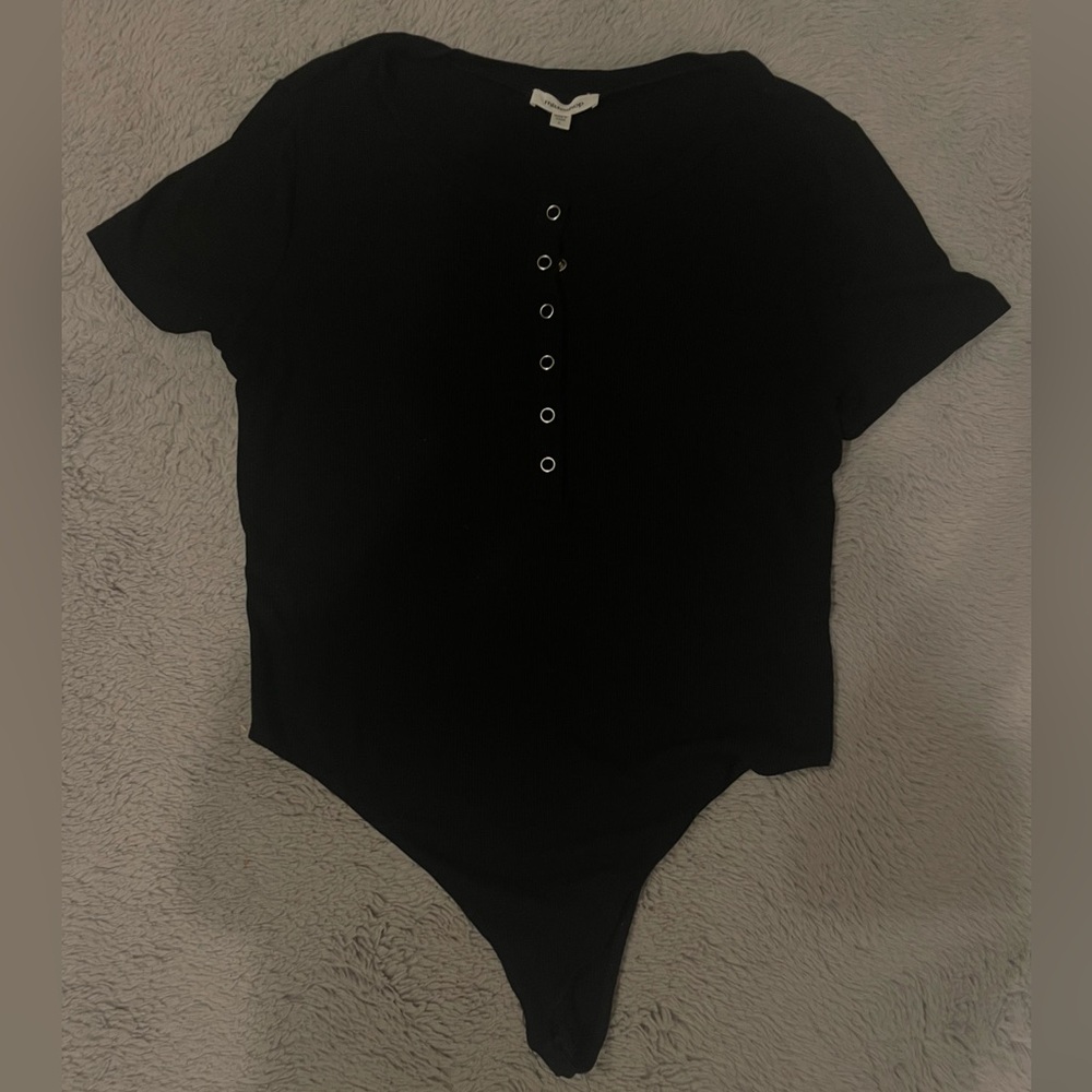 Soft Mittoshop black Bodysuit